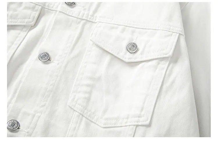 Men's denim jacket detail