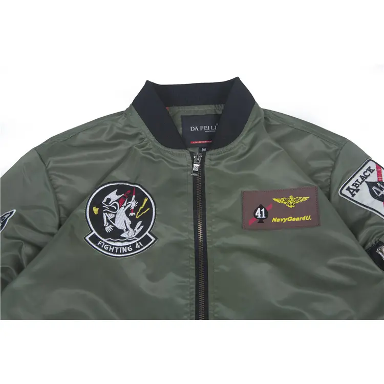 Men's Bomber Jacket Detail 1