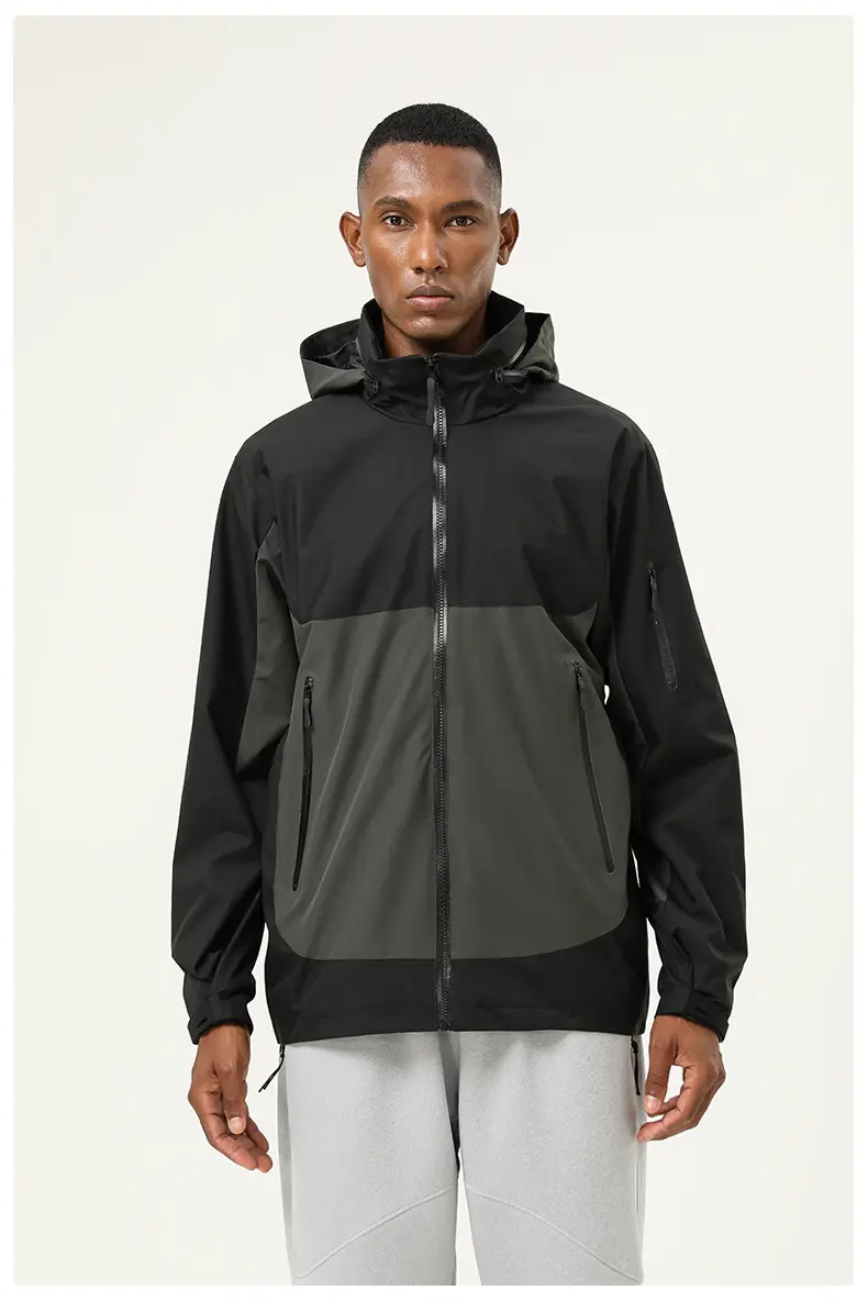 Men's outdoor jacket front view
