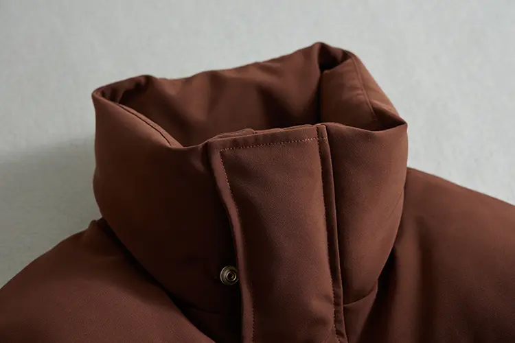 Men's Stand Collar Down Jacket Front View