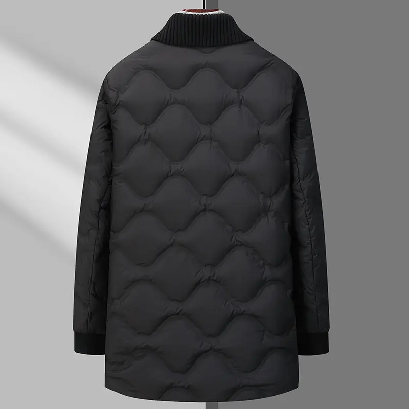 Custom ZD knit fabric shawl collar seamless winter puffer jacket Manufacturer, Company