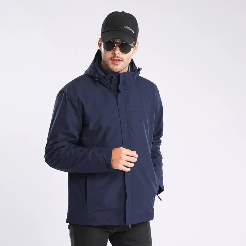 China ZD hooded waterproof 3 in 1 jacket Factory, Companies