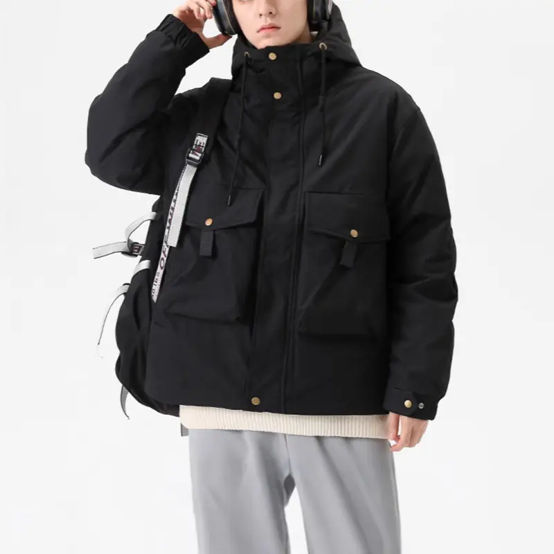 Custom ZD 90/10 white down black puffer jacket Factory, Products