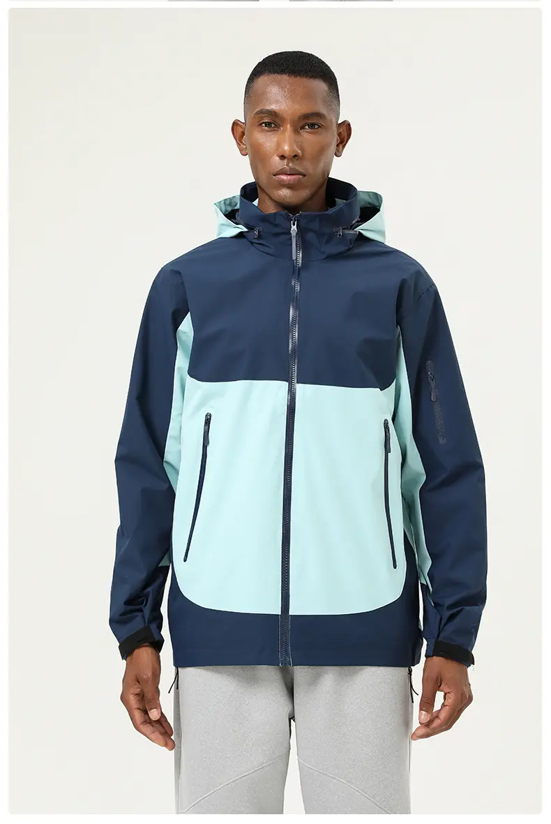 Outdoor jacket fabric texture