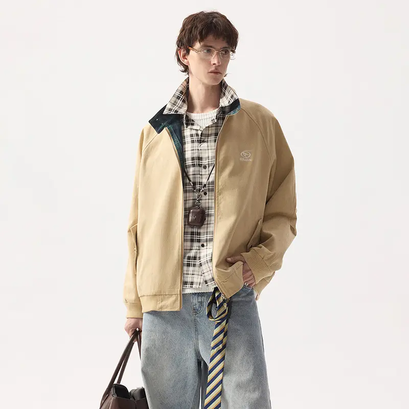 China ZD fashion zip up oversized bomber jacket Manufacturers, Product