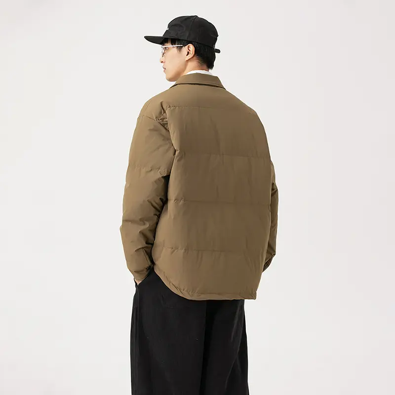 Wholesale ZD turn down collar warm thin puffer jacket Suppliers, Companies