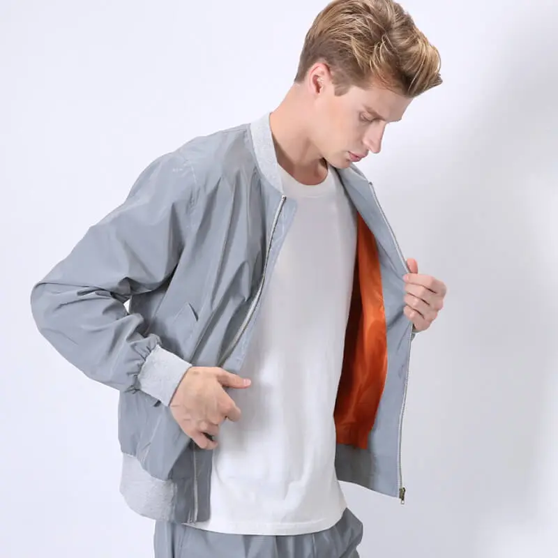 Wholesale ZD reflective mens bomber jacket Manufacturer, Factory