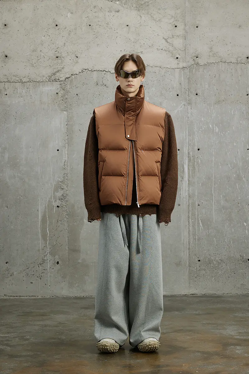 Men's Stand Collar Down Jacket 5