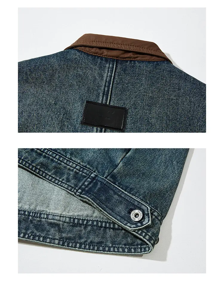 Denim jacket back view