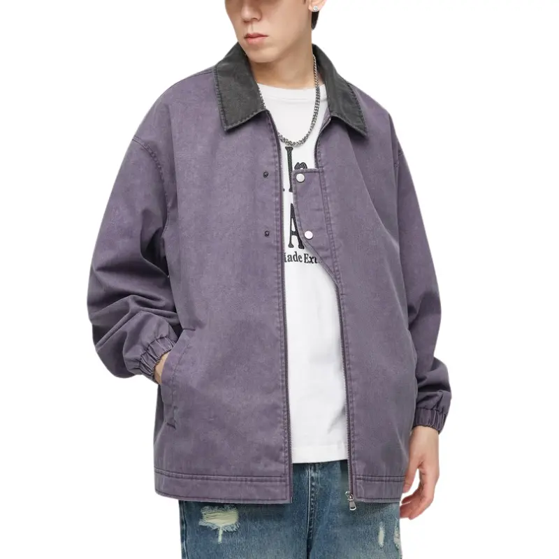 OEM ZD oversize men's vintage bomber jacket Manufacturers, Product