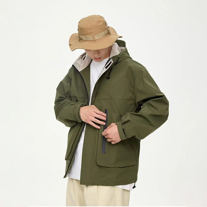 Custom ZD hooded outdoor mens windbreaker jacket Company, Companies