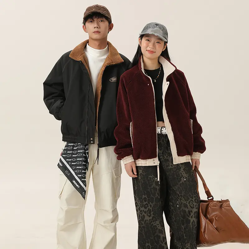 Custom ZD fleece lined unisex reversible jacket Suppliers, Companies