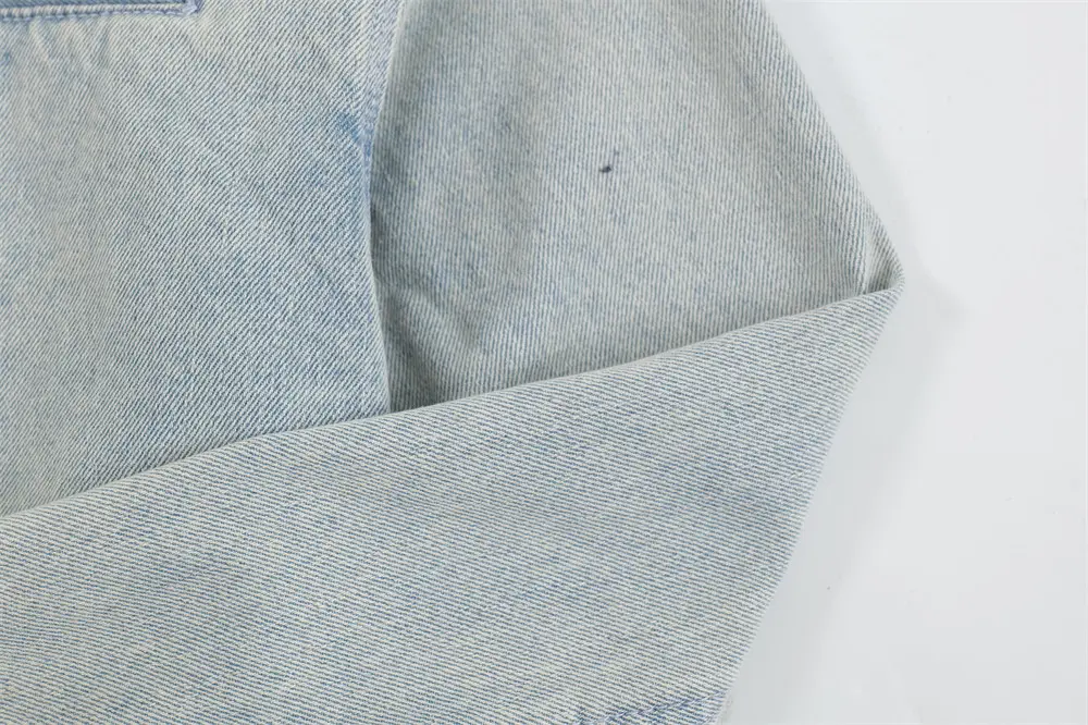 Denim jacket detail