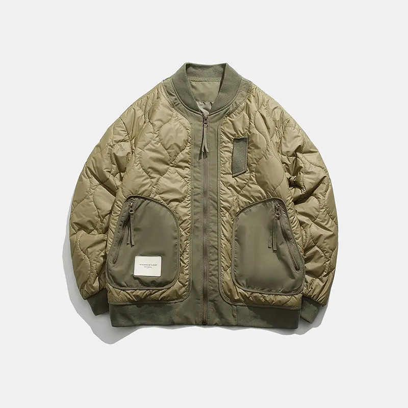 Custom ZD big pocket light weight winter puffer jacket Manufacturer, Product