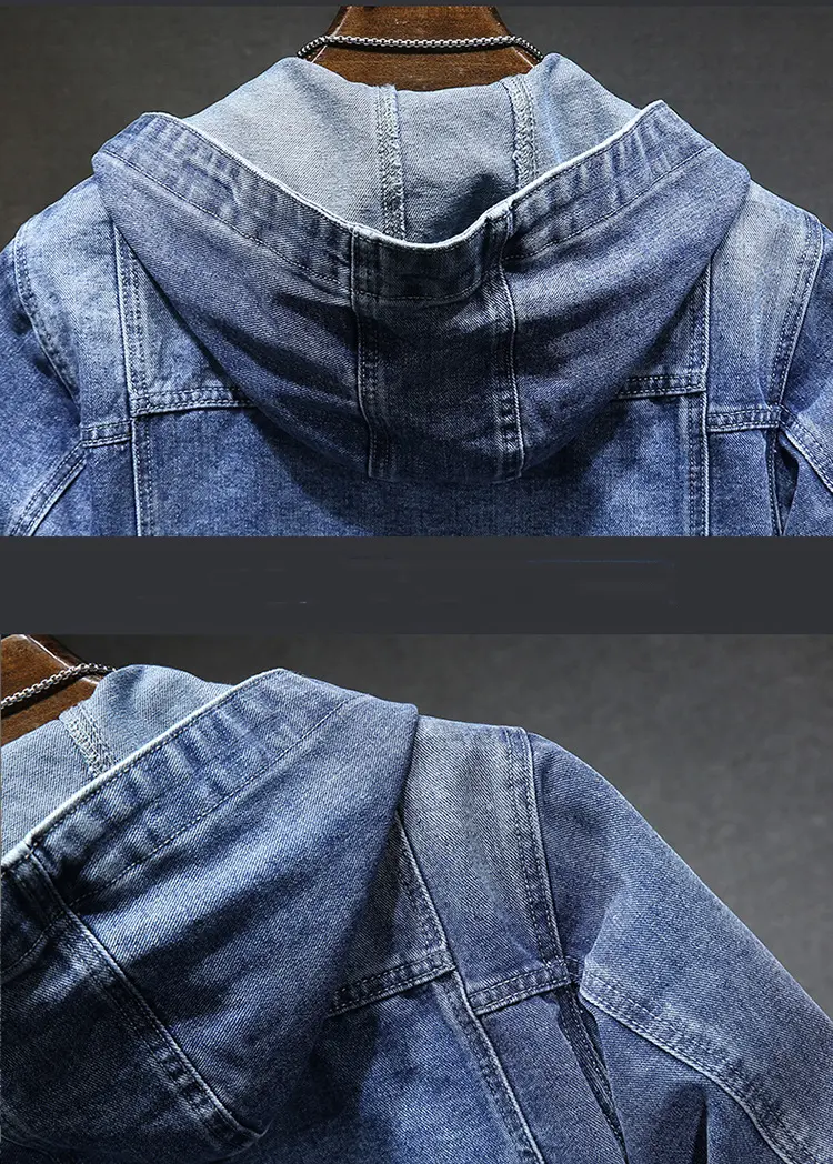 Men's Denim Jacket Back View