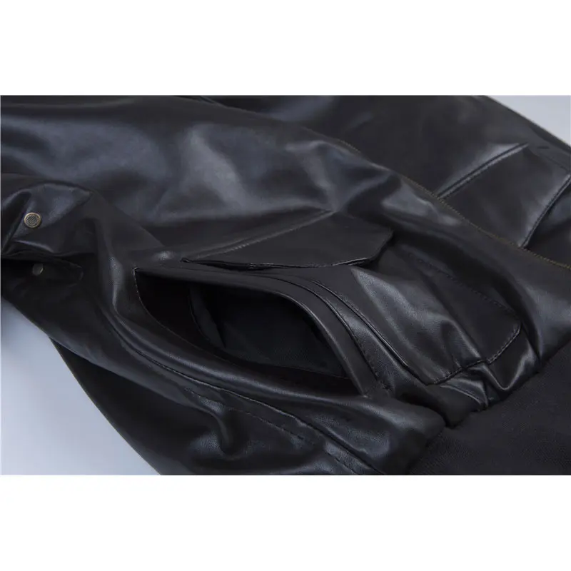 Men's PU Leather Jacket View 4