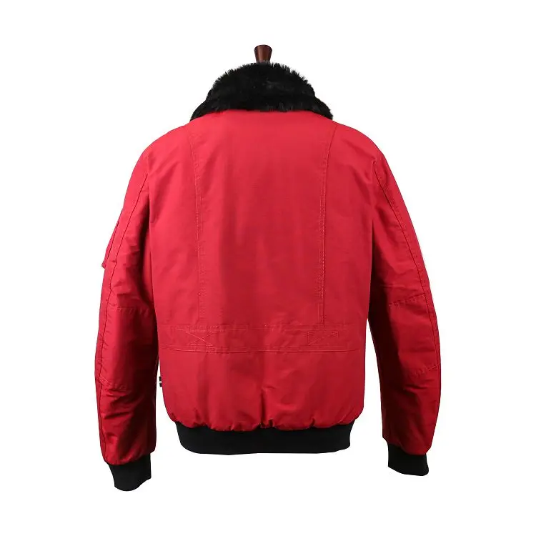 Custom ZD Men's Detachable Fake Fur Collar Puffer Jacket Factories, Factory
