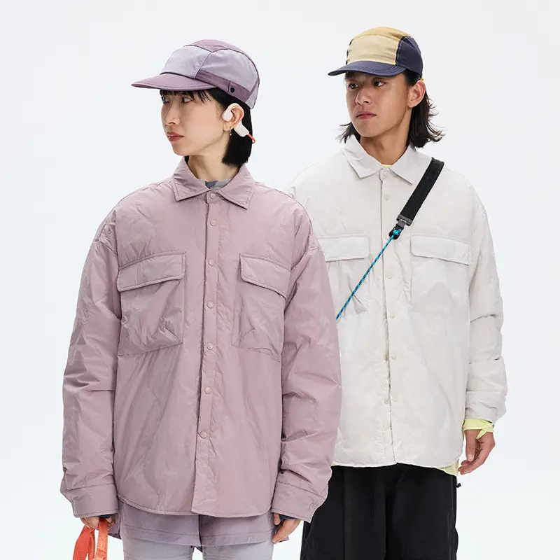 Wholesale ZD turn down collar unisex thin puffer jacket Factory, Company