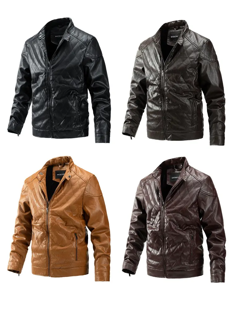 Men's Leather Jacket Detail 1