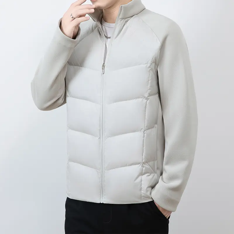 ODM ZD knit sleeves light down jacket Manufacturers, Factory