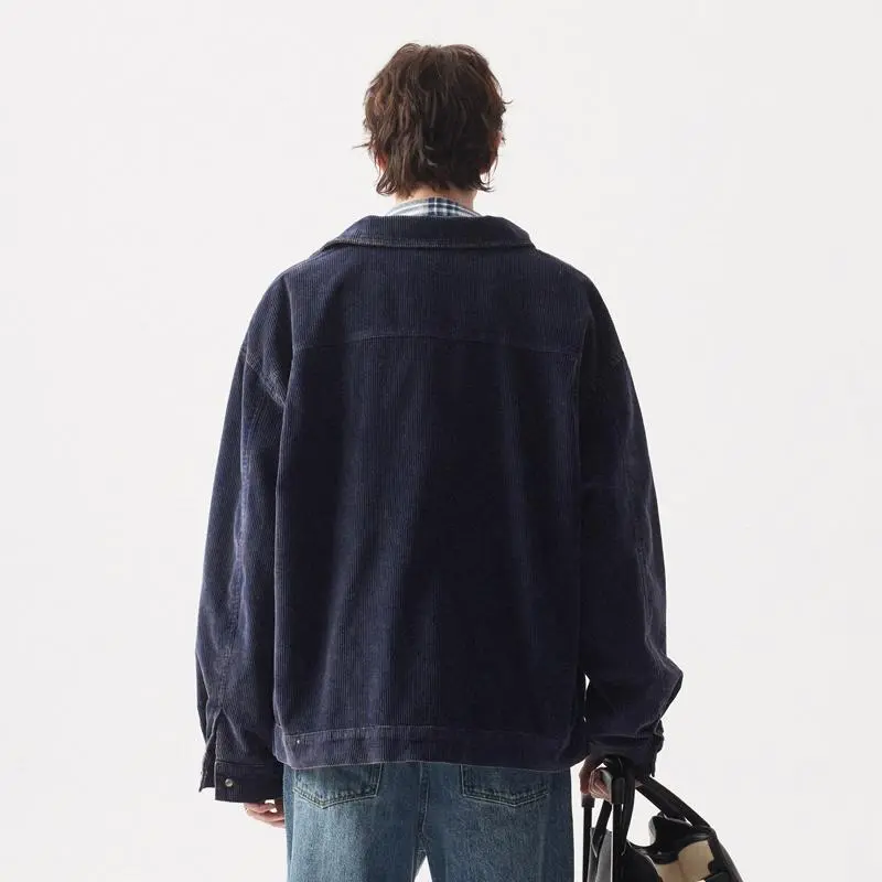 ODM ZD turn down collar mens corduroy jacket Manufacturer, Products
