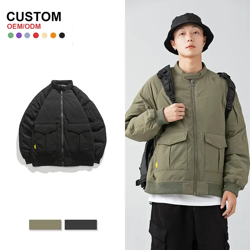 OEM ZD unisex baseball black puffer jacket Company, Products