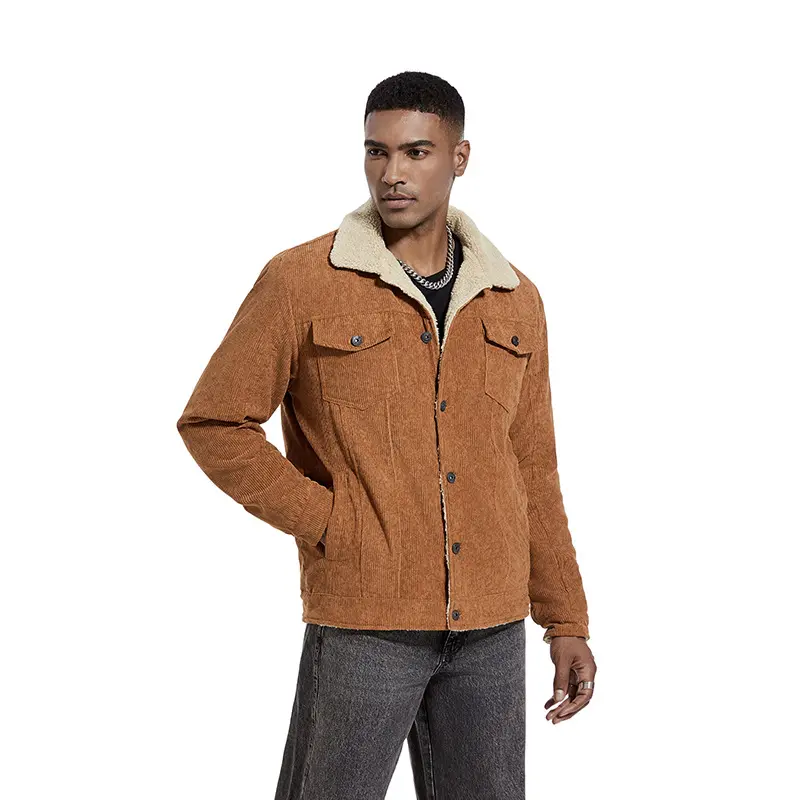 Wholesale ZD fashion plus size men corduroy jacket Factories, Product