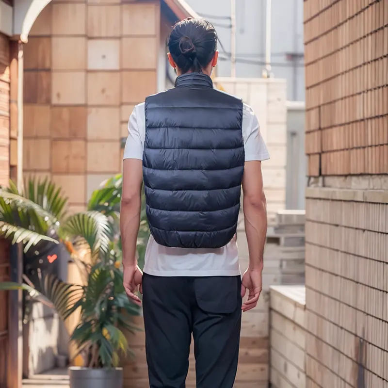 ODM ZD Men's custom sleeveless puffer jacket Company, Product