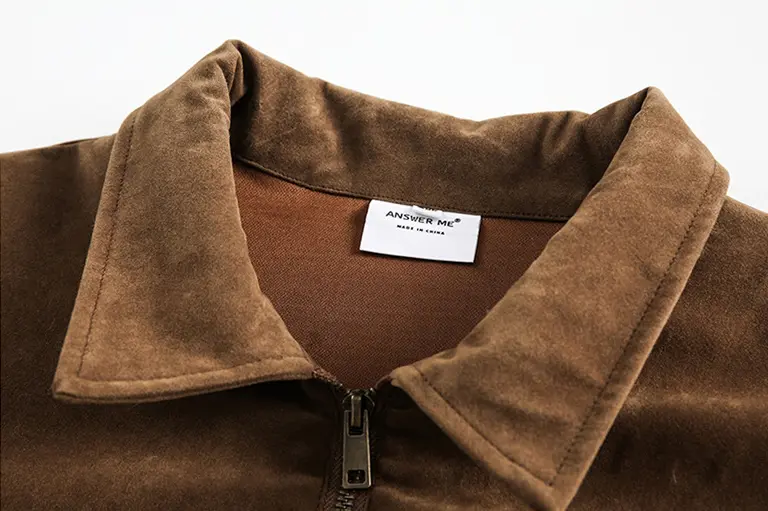 Men's Suede Jacket Front View