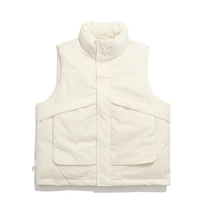 Men's down vest detail 4