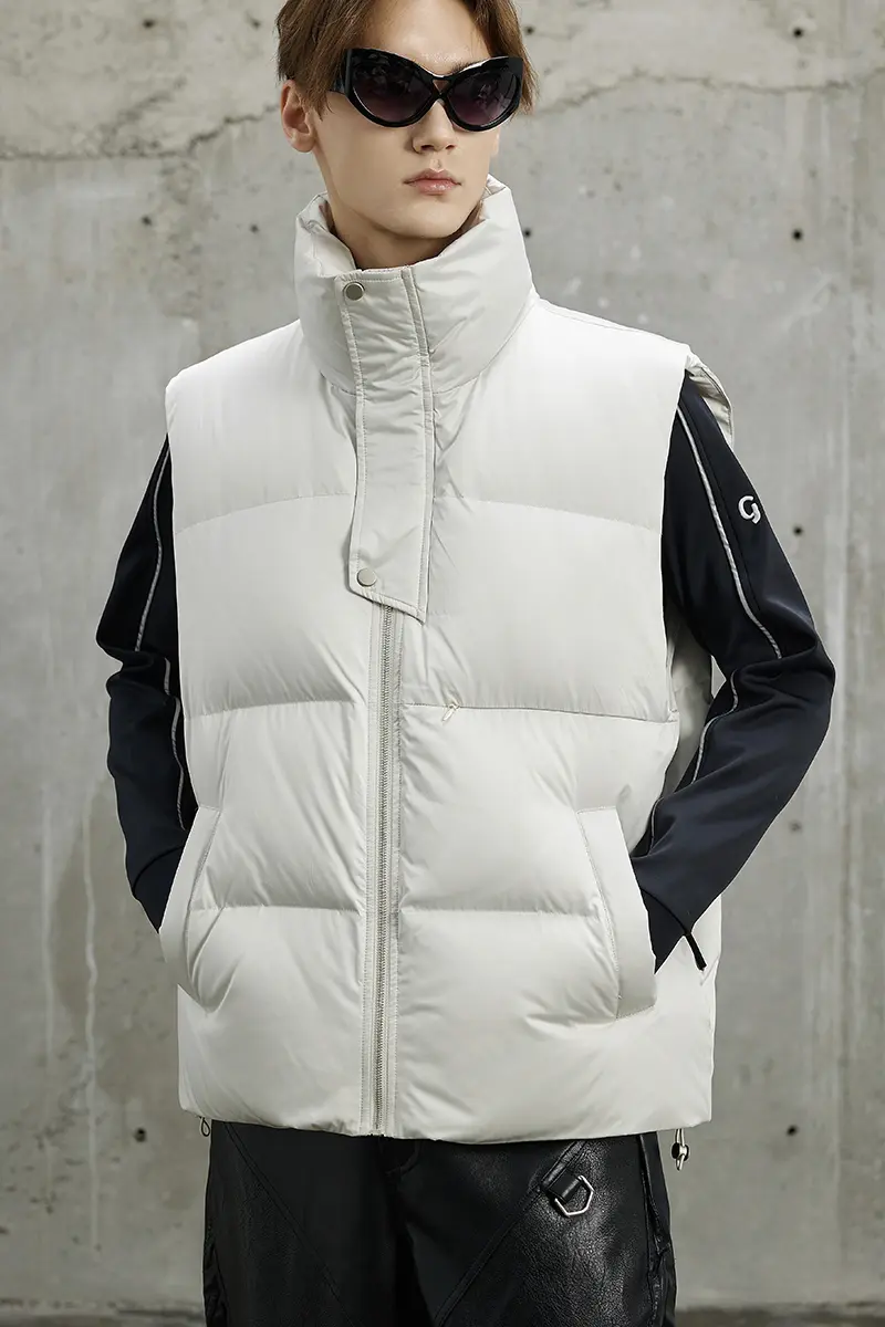 Men's Stand Collar Down Jacket 2