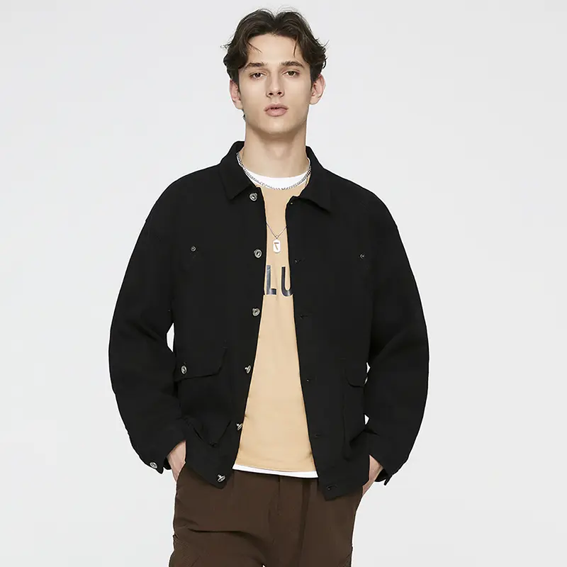 OEM ZD single breasted black bomber jacket Manufacturers, Company