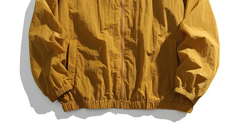 Sun protection jacket side view
