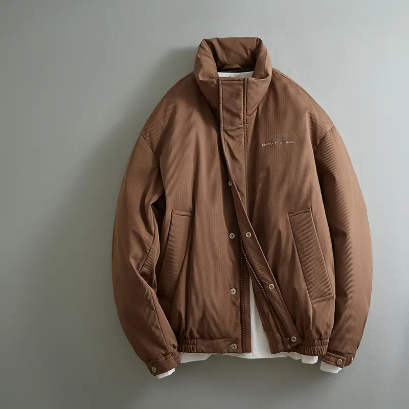 OEM ZD stand collar men’s puffer down jacket Manufacturers, Factories