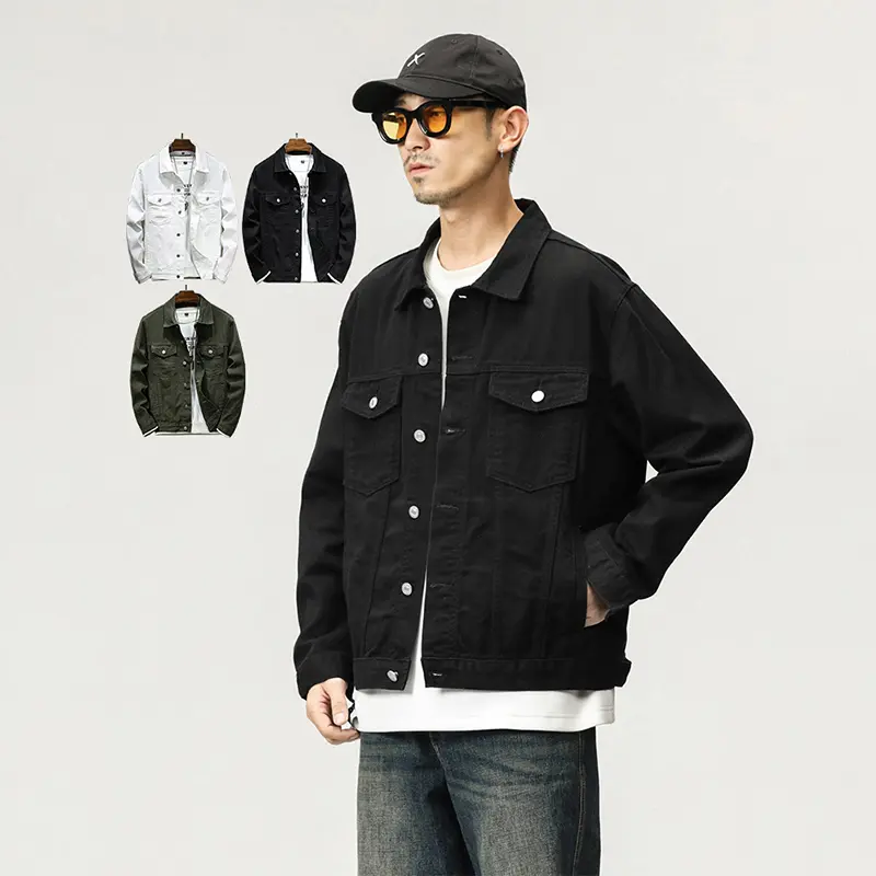 Custom ZD 100% cotton denim jacket men style Companies, Products
