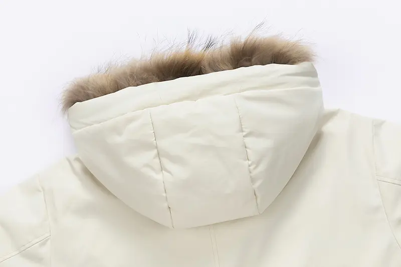 Men's Long Down Jacket Detail