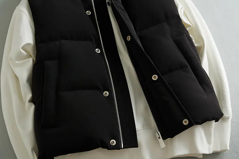 Men's Down Vest Jacket Front View