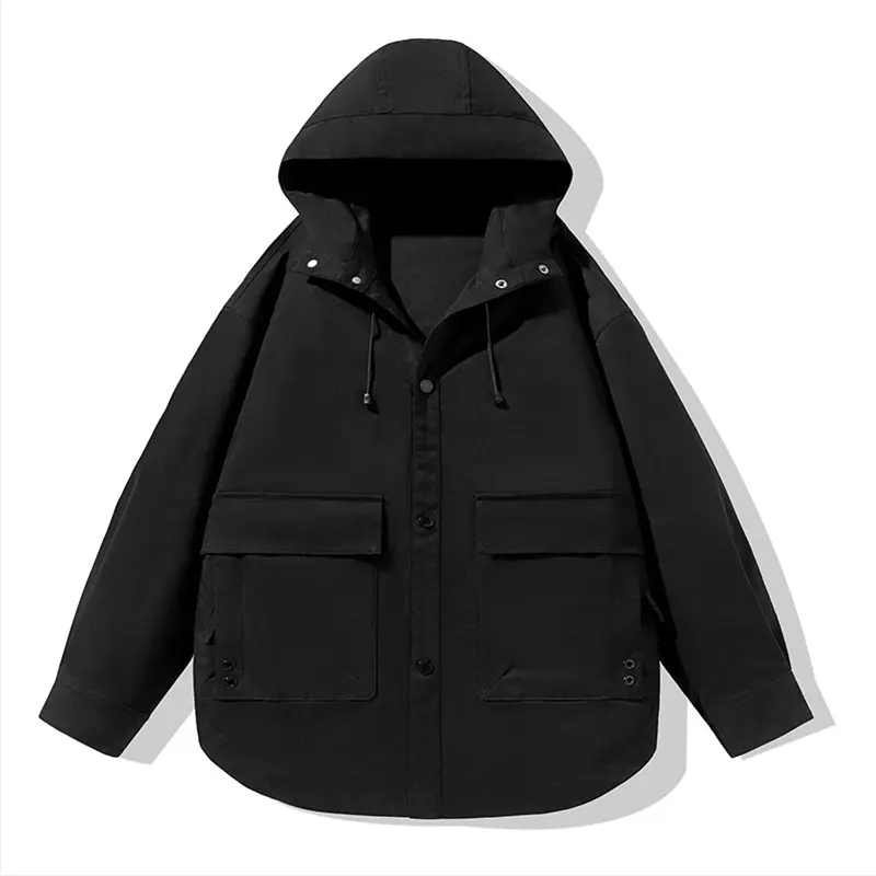 Wholesale ZD classic hooded black bomber jacket Factories, Factory