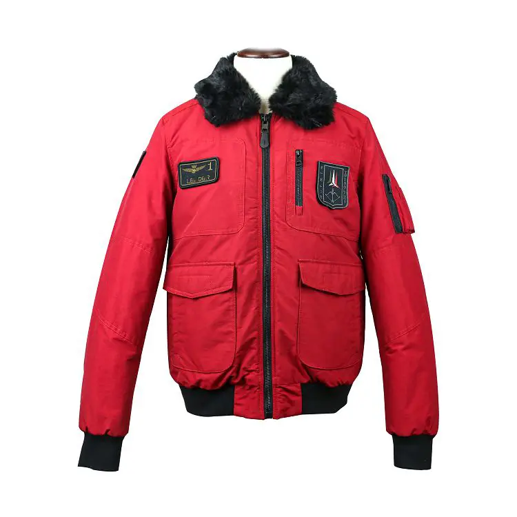Custom ZD Men's Detachable Fake Fur Collar Puffer Jacket Factories, Factory