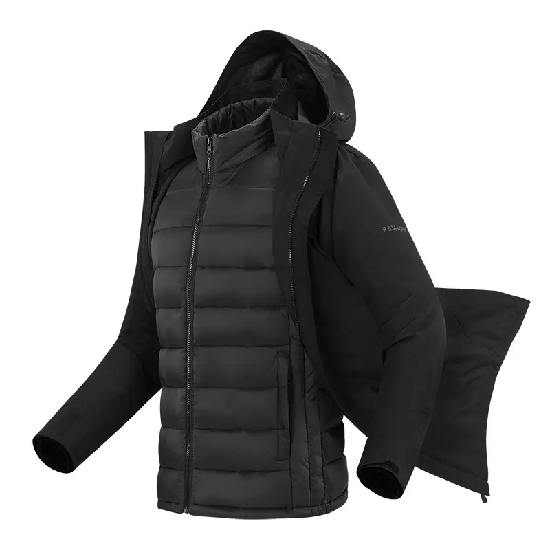 China ZD hooded waterproof 3 in 1 jacket Factory, Companies