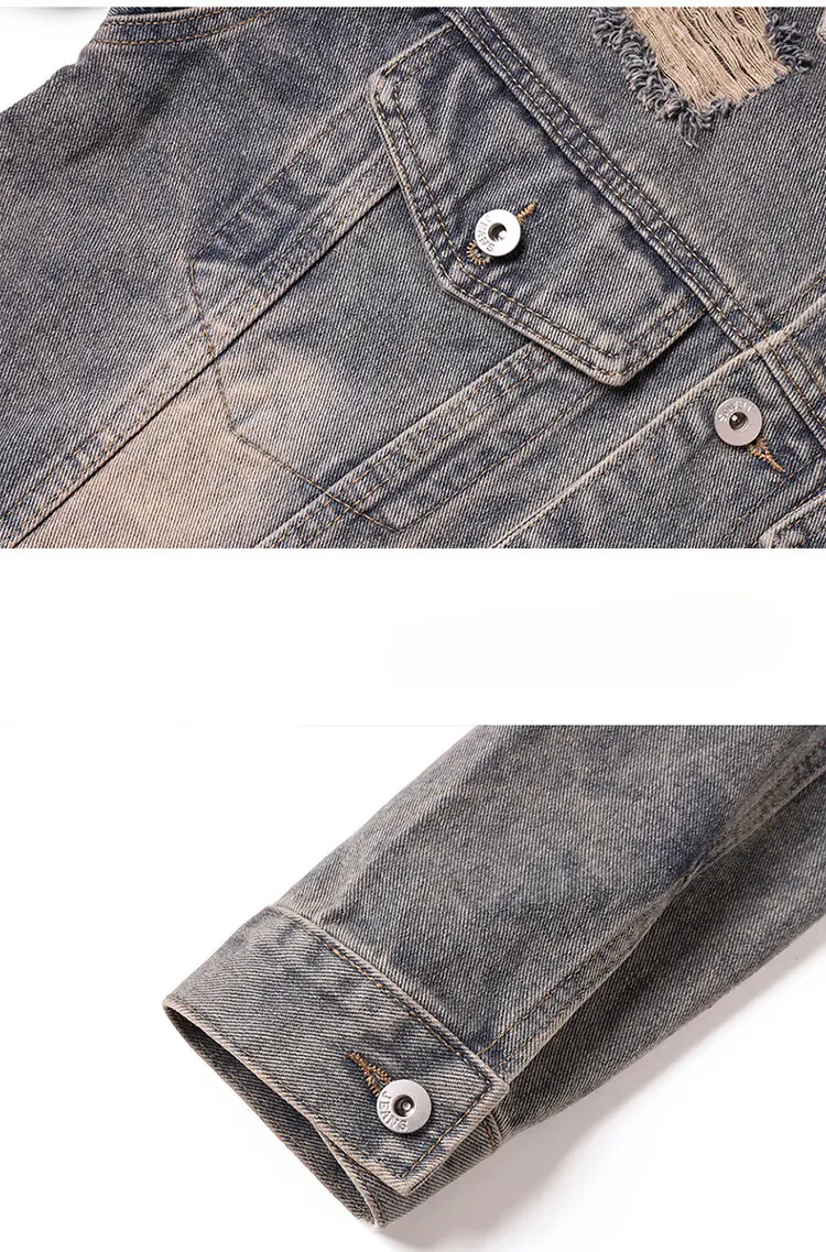Men's denim jacket detail 3