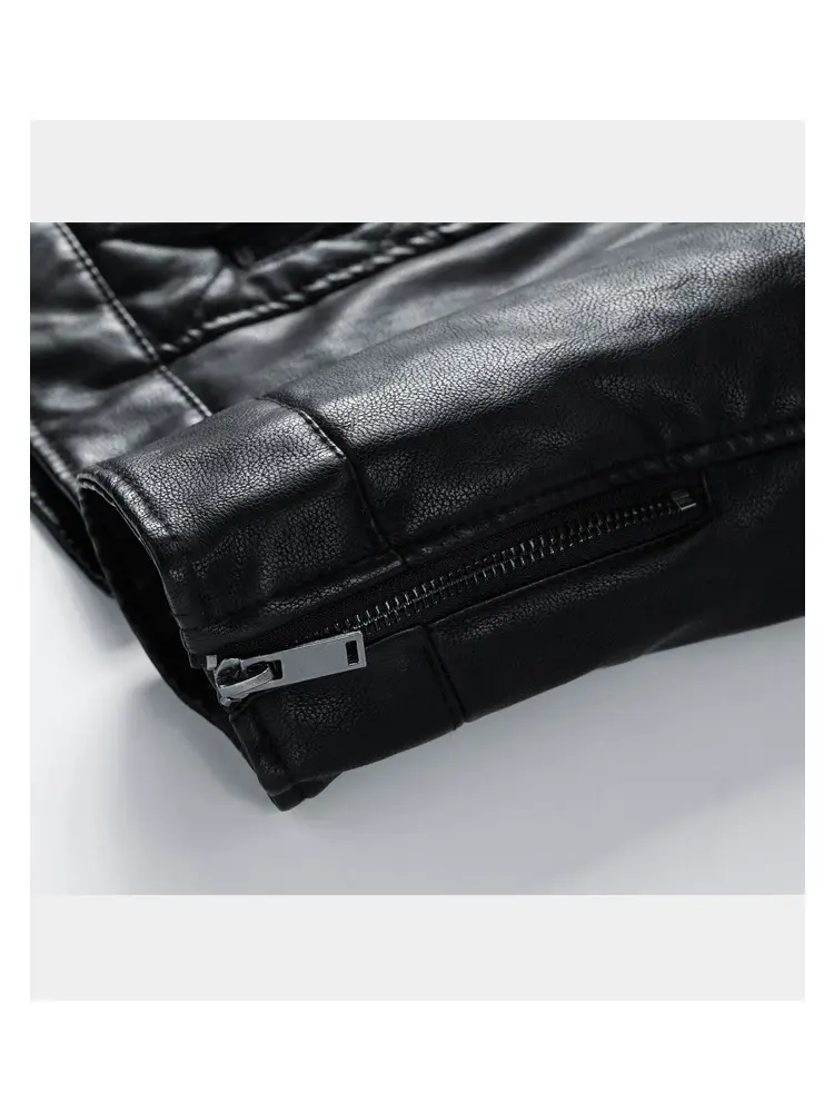 Men's Leather Jacket Detail 4
