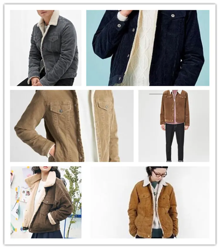 Men's Corduroy Jacket Front View