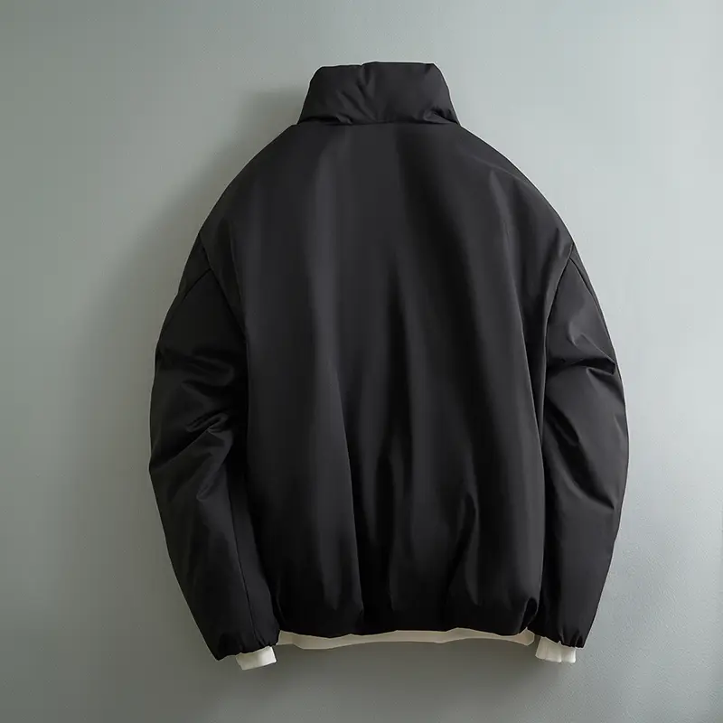 ODM ZD custom logo mens black puffer jacket Manufacturer, Factories