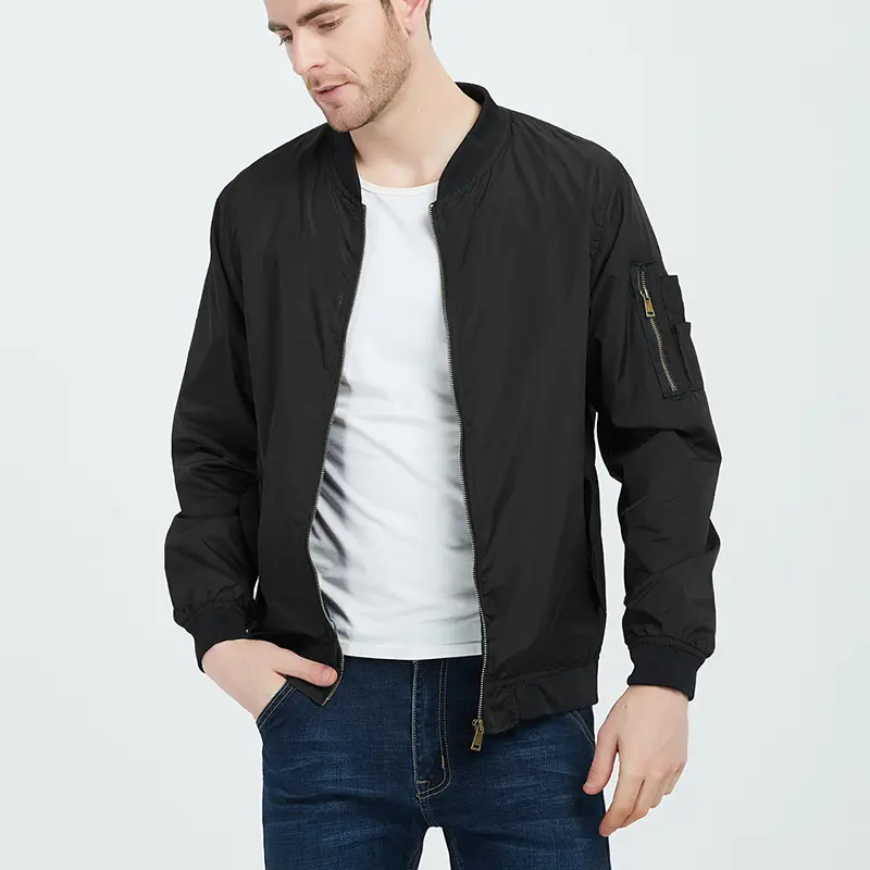 China ZD baseball collar mens black bomber jacket Suppliers, Company