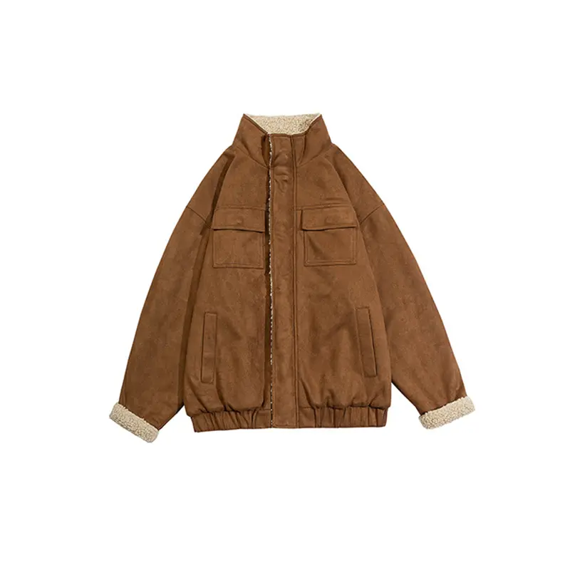 ODM ZD zip up sherpa fleece lined jacket Factories, Products