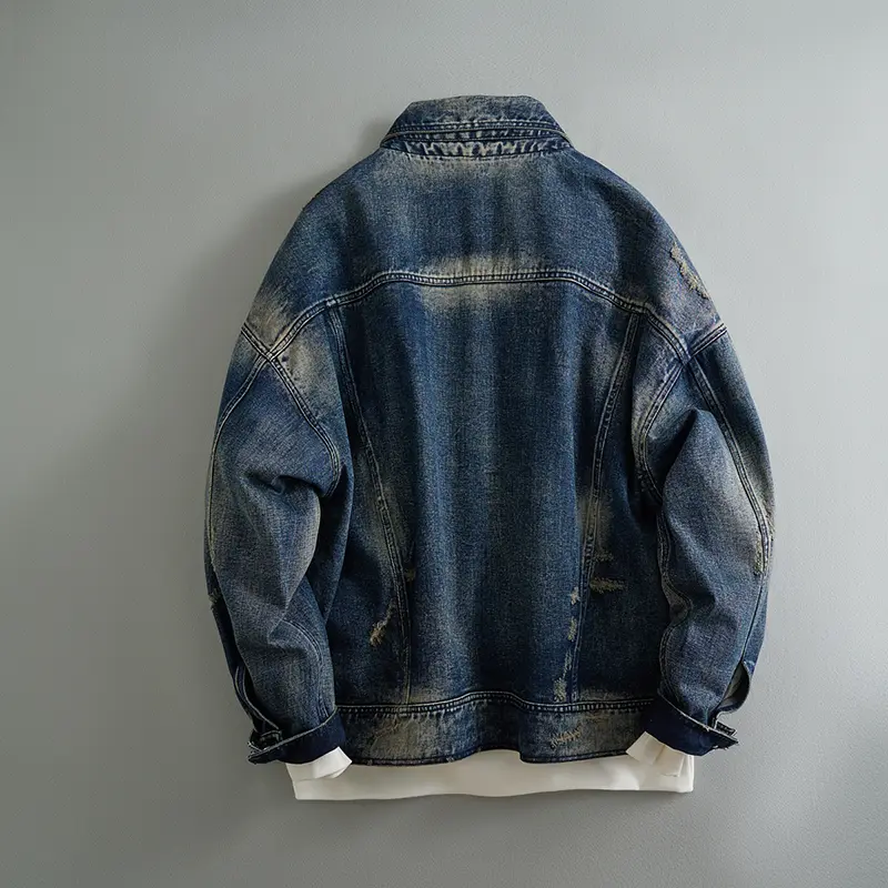 Custom ZD 90/10 down black denim jacket Supplier, Product