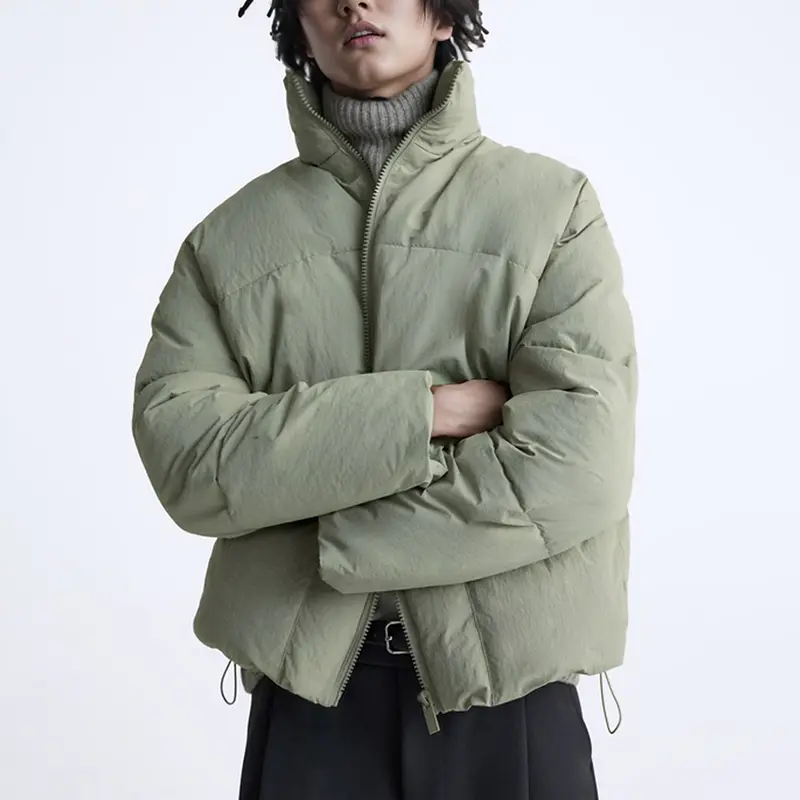 China ZD stand collar oversized cotton jacket for men Factory, Product