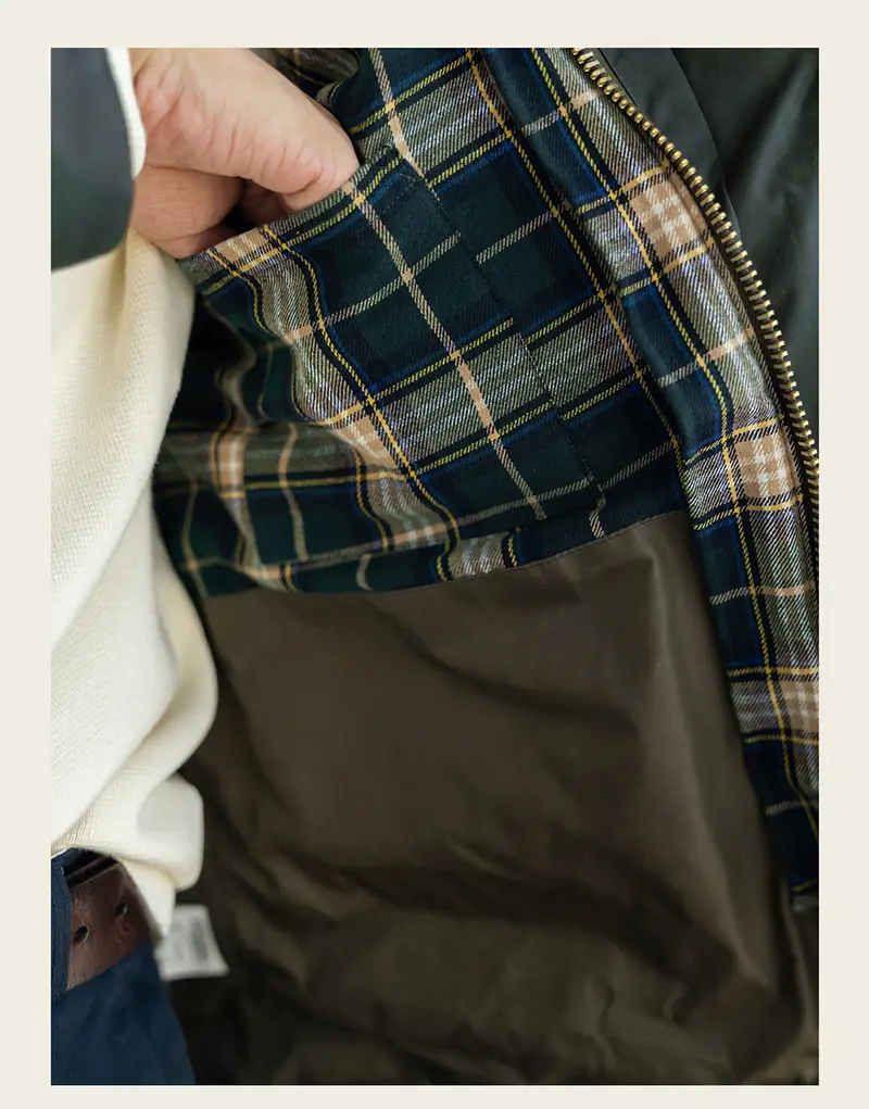 Men's Vintage Hunting Jacket Detail 1