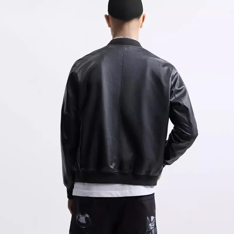 China ZD zip up black leather jacket Supplier, Companies